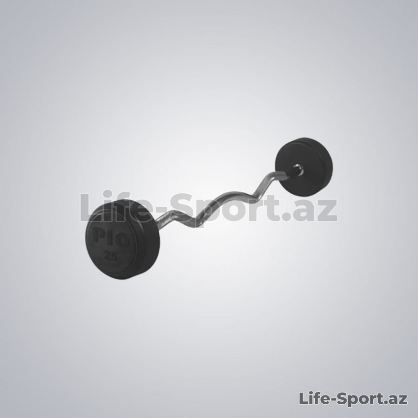 Çəki daşı əyri qrif 50 kg Curve Barbell